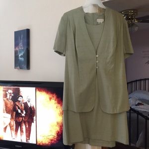 Sage green 26W dress by White Stag.  NWT
